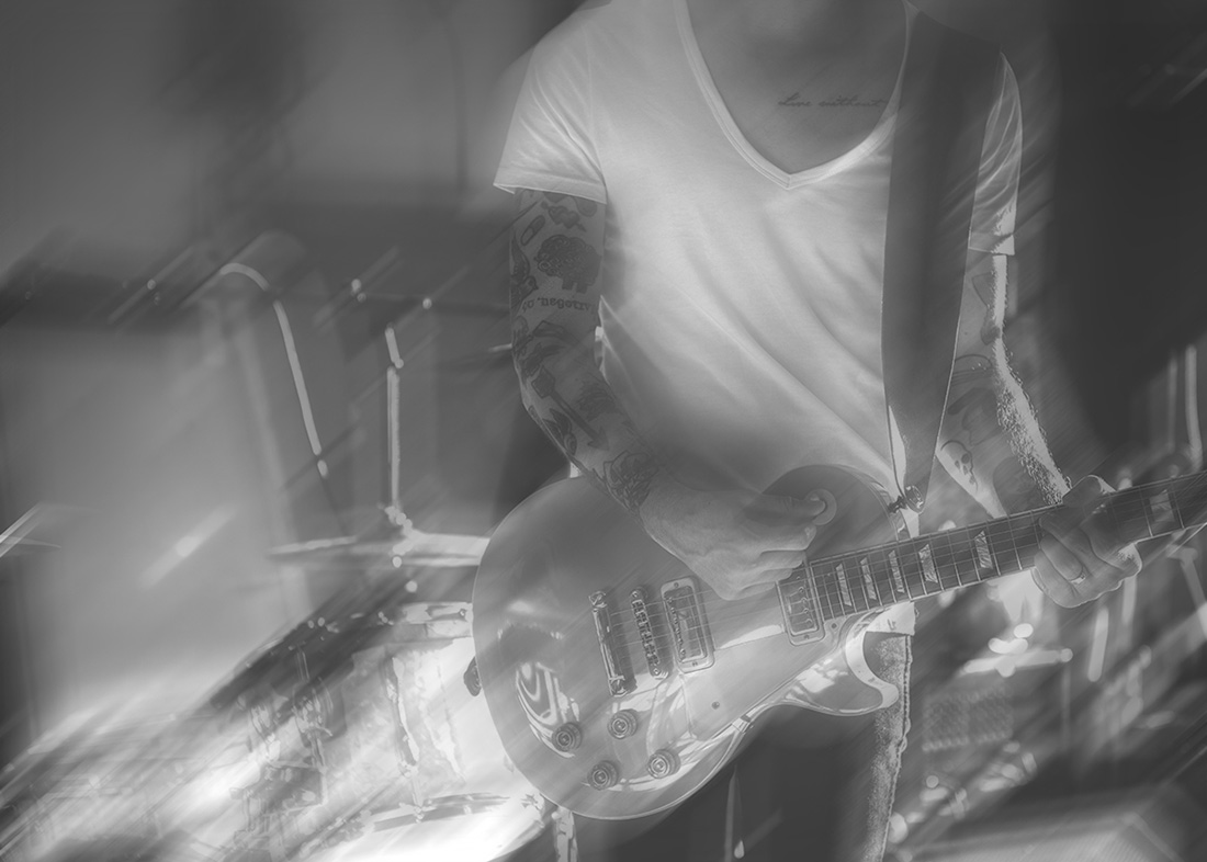 James Goatcher playing live music at an unknown venue